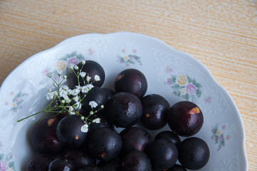 jaboticaba on a plate