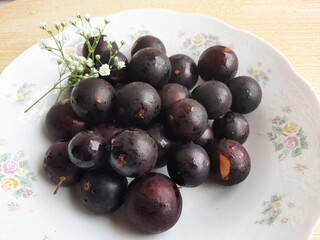 jaboticabas on a plate