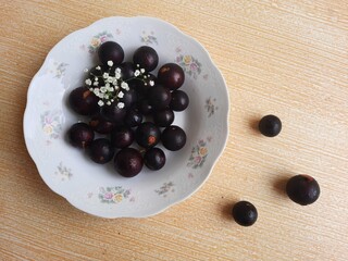 jaboticabas on a plate