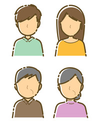 Icon of the simple clasp wallet