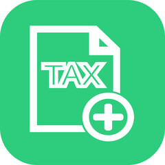 Tax icon sign symbol design