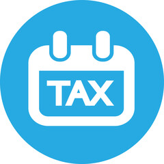 Tax icon sign symbol design