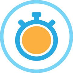 Stopwatch icon sign symbol design