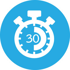 Obraz premium Stopwatch icon sign symbol design
