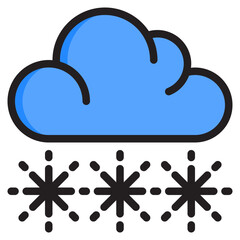 weather color line style icon