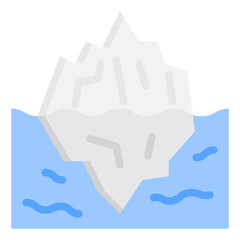 iceberg flat style icon