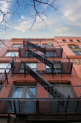 Fire Escape Facade in New York