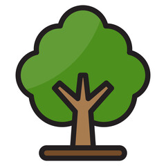 natural color line style icon