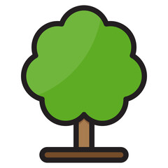 plant color line style icon