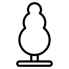 plant outline style icon