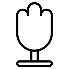 plant outline style icon