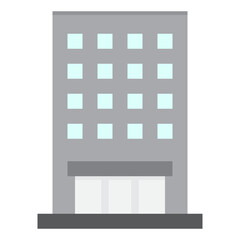 condominium flat style icon