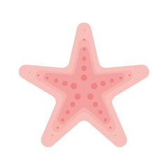 pink starfish design