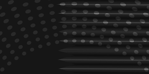 Abstract black geometry background