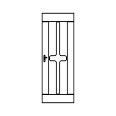 door icon illustration design element