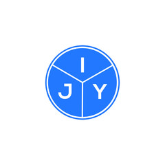 IJY letter logo design on black background. IJY creative  initials letter logo concept. IJY letter design.