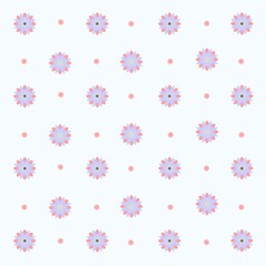 Background with floral vector design pattern