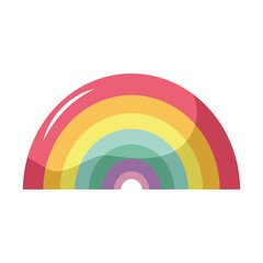 cute rainbow design