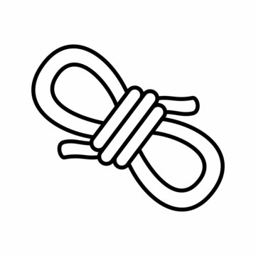 Rope Outline Style Icon