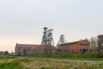 France departement Nord Wallers Trou&eacute;e d'Arenberg pav&eacute;s route Paris Roubaix cyclisme course mine charbonnage