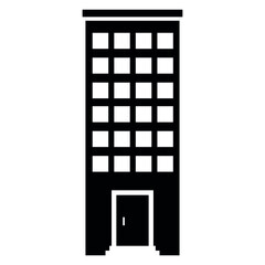 residential real estate logo black and white icon design