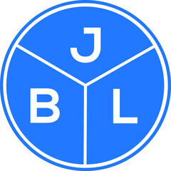 JBL letter logo design on black background. JBL creative  initials letter logo concept. JBL letter design.