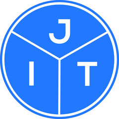 JIT letter logo design on black background. JIT creative  initials letter logo concept. JIT letter design.