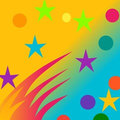 Obraz premium seamless background with stars