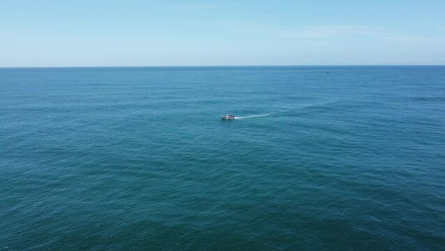 boat in the ocean