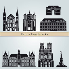 Reims landmarks and monuments
