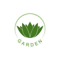 Lotus flower logo icon isolated on white background