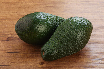 Fresh ripe green organic exotic avocado