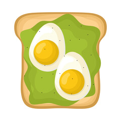 egg and avocado toast
