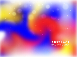 Colorful Abstract Fluid Art Blurred Background With Lights Effect.