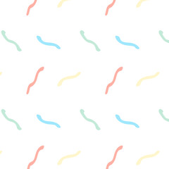 seamless pattern with ribbons
