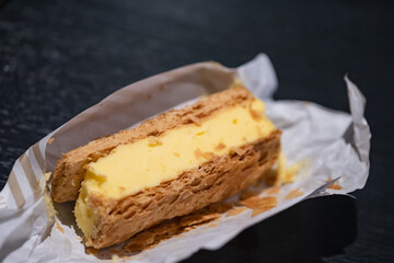 サクサク食感の甘いバターサンド。