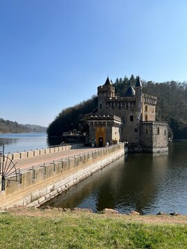 castle on the lake
