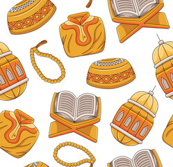 Ramadan Kareem Seamless Pattern