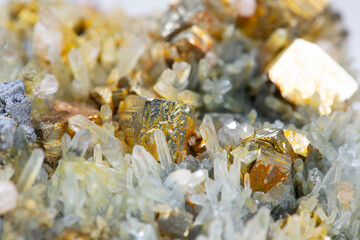 pyrite mineral specimen stone rock geology gem crystal