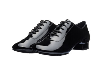 Men's shoes for dancing on a white isolated background