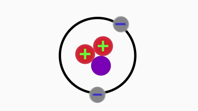 Helium-3  rotating. Mining heliim-3 . Spheres rotating. 3He energy . Space exploration and moon mining new energy resources. Safe clean fusion energy. 3d animation rendering 