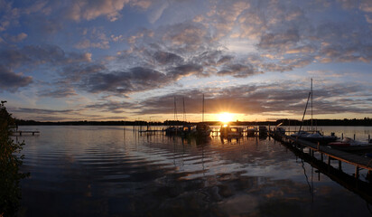 Abend am Schwielochsee