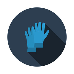 Rubber Protective Gloves Icon