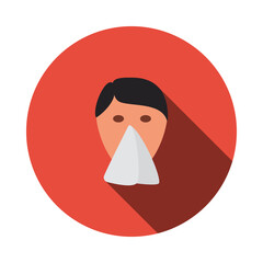 Sneezing Nose Icon