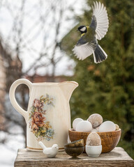 still life with jug
