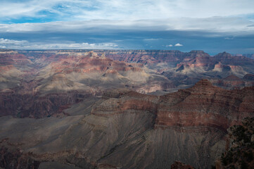 View from Yavapai Point in Grand Canyon National Park South Rim, Arizona, United States