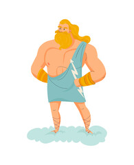 Zeus Greek God Composition