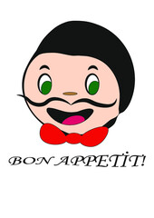 bon appetit happy smiling face