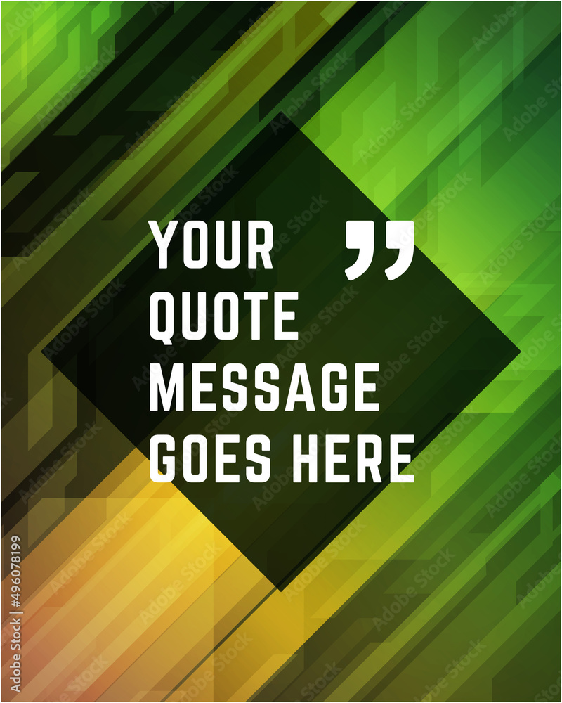 Wall mural vector abstract technology lines background and place for quote message sign.