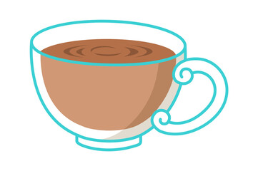 Coffee cup Icon. Vector illustration